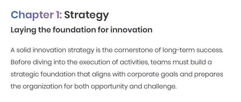 Chapter 1 - innovation guide