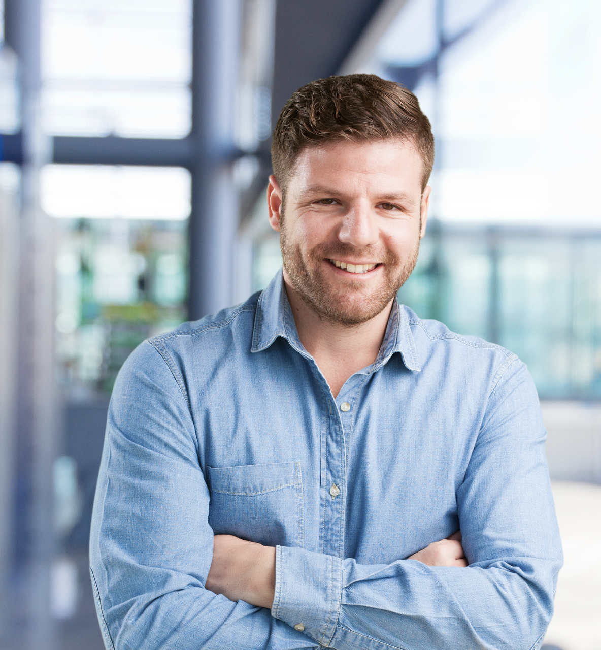 Smiling businessman
