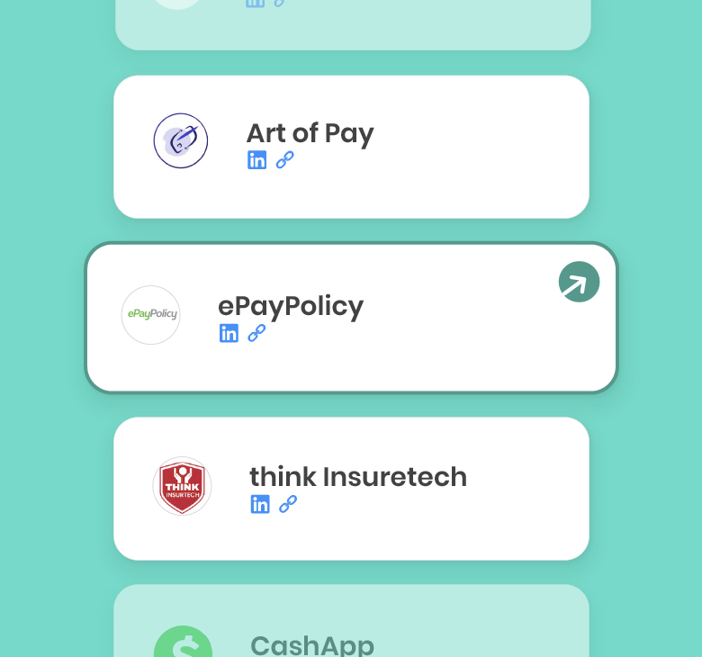 Fintechs and insuretech scouting tool